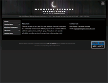 Tablet Screenshot of midnightrecordsproductions.com